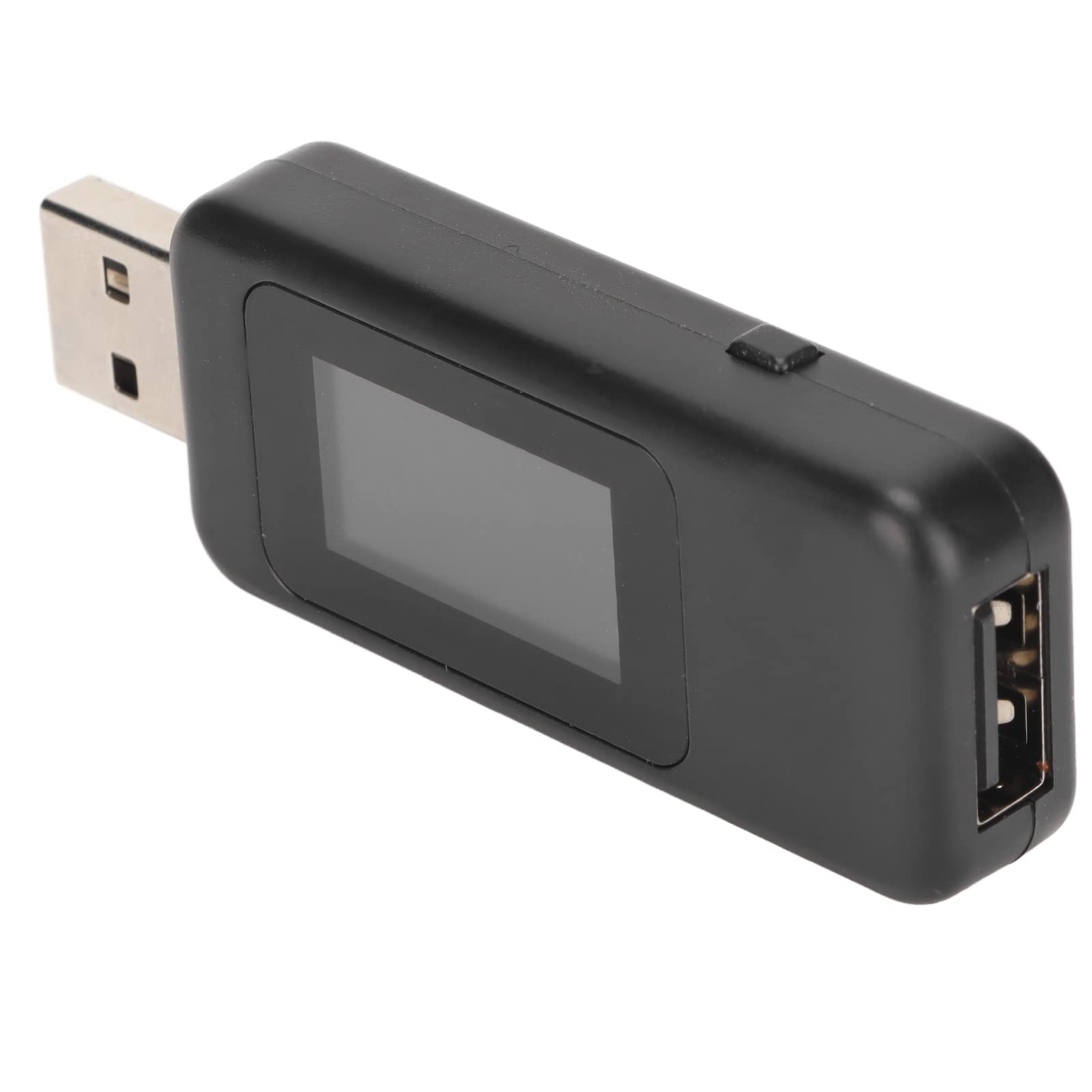 USB Voltage Tester, Real Time Monitoring Power Off Save Function Long Service Life Digital USB Tester for Laptop for Computer-image-0