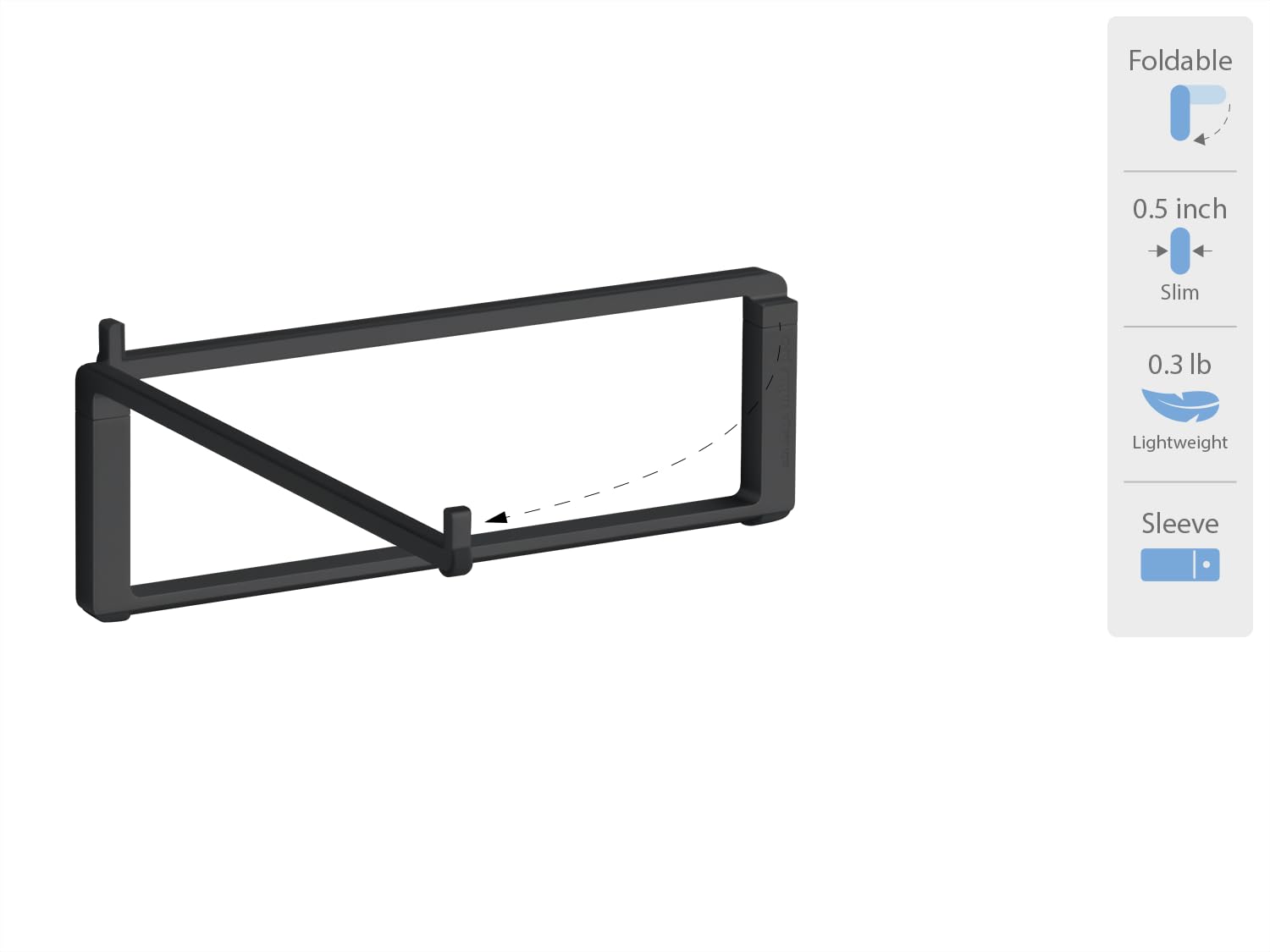 Rain Design mBar Pro Foldable Laptop Stand - Black