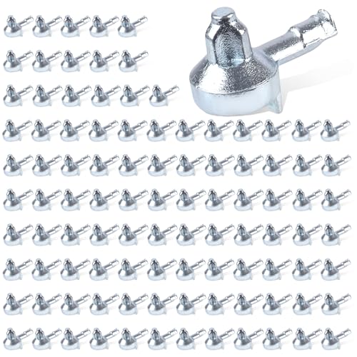 16 Soporte de Baldas, Clavijas de Aleación de Zinc para Estantes de Gabinete Clavijas para Estanterías Compatibles con IKEA la Estantería Billy de Pieza 131372 (Plateadas)