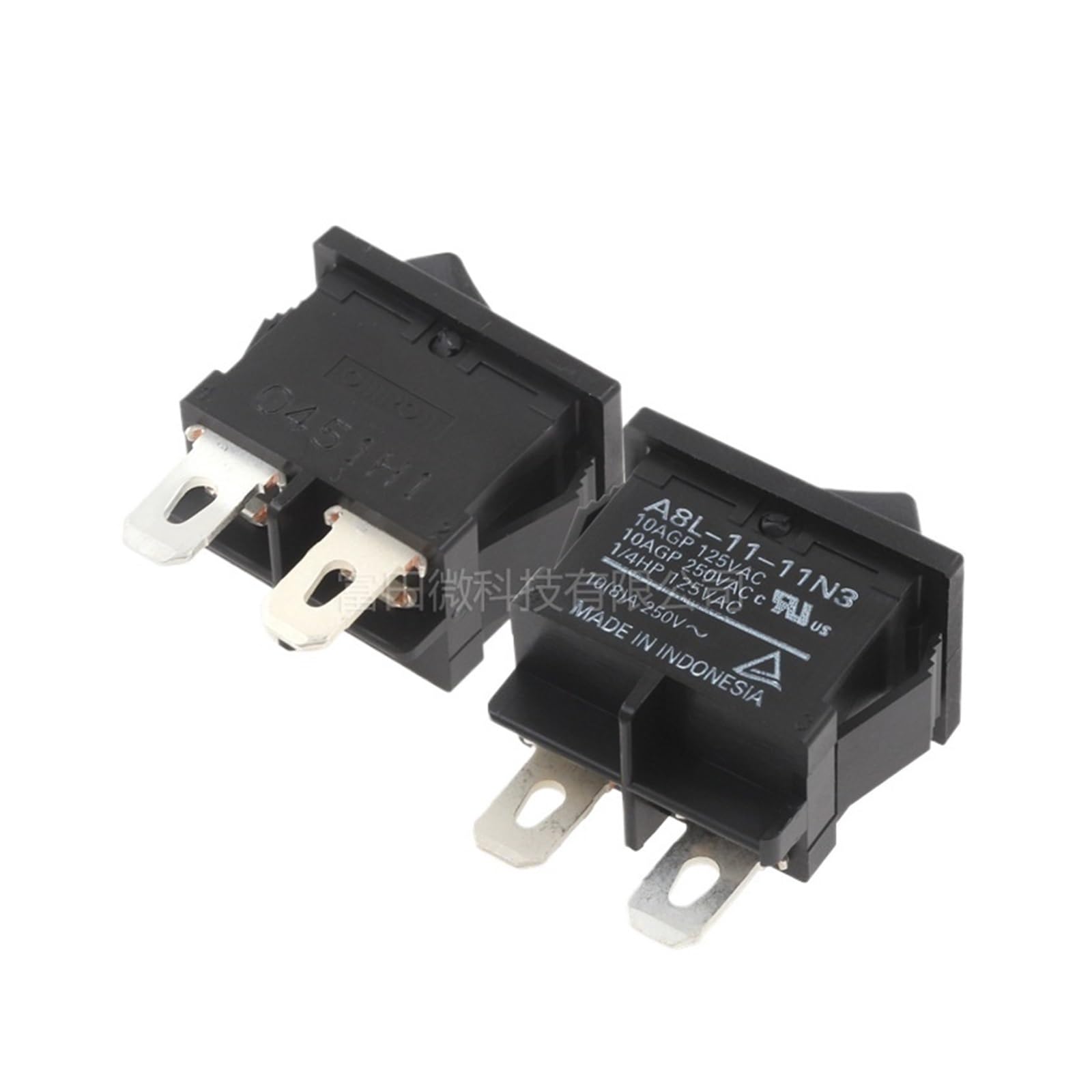 Interrupteur d'alimentation A8L-11-11N3 bascule bouton type navire