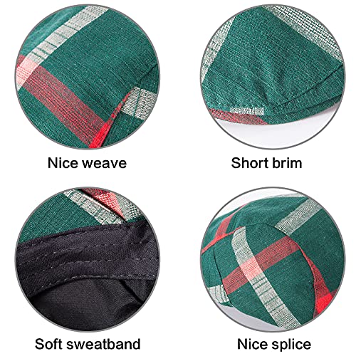 Image of LADYBRO 2-Pack Unisex Flat Cap Newsboy Hats for Men Women Casual Adjustable