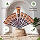 AMSNINK Henna Tattoo Set - 4x Braun Henna Paste Mit 20 Schablonen, Henna Braun Sommersprossen, Henna Farbe Für Temporäre Körperkunst