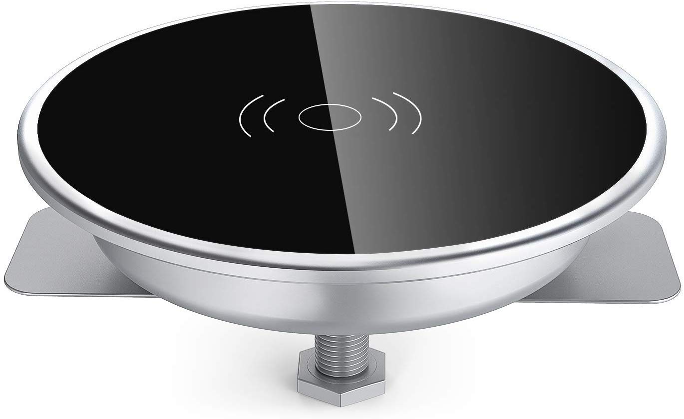 kalb | Qi Einbau Schnellladegerät 20 Watt Fast Charge Wireless Induktion Charger drahtlos Ladestation für Smartphones und Zubehör