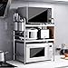 3 Tier 304 Stainless Steel Microwave Oven Rack Kitchen Cabinet and Counter Shelf Organizer20.86''x14.17''x27.56'' Silver