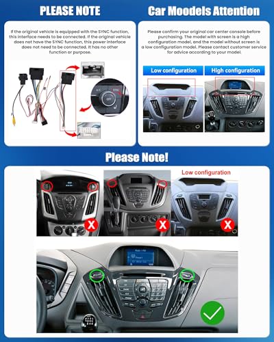 Autoradio Android 15 Ford Transit Custom Tourneo 2013-2021 - 2