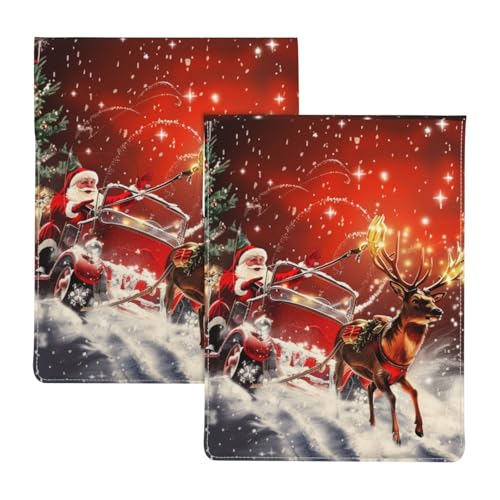 Housse ordinateur 13 pouces Père Noël pour vos déplacements et voyages