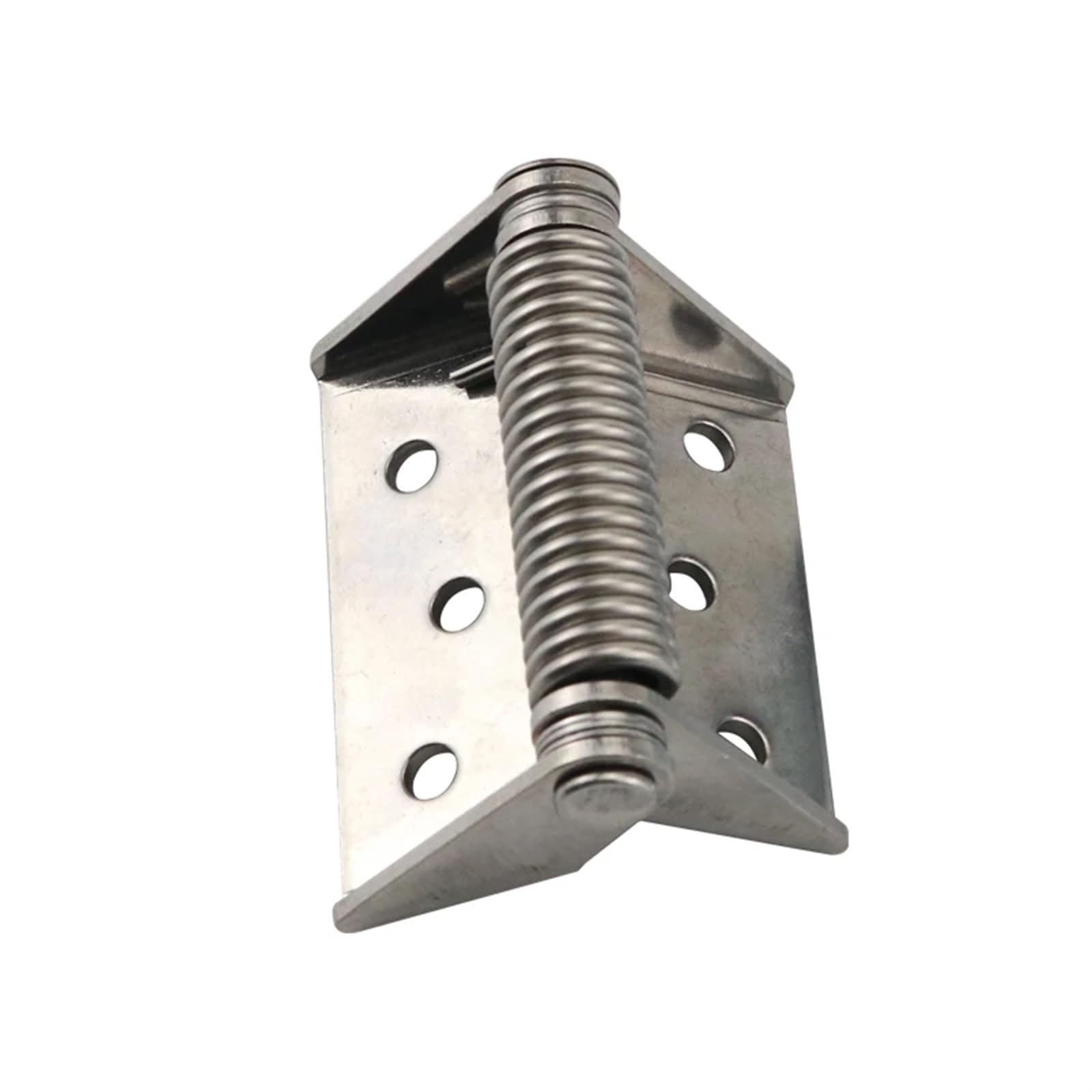 Axauchoz 83Mm Stainlesssteel Stainless Steel Or Iron Galvanizing Self Closing Return Spring Large Load Bearing Hinge 1Pcs(83Mm Stainlesssteel)