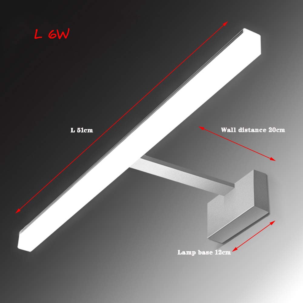 Lampy do lustra łazienkowego, lampa ścienna LED 220 V, oświetlenie szafki z lustrem, nowoczesna prostota, oszczędność energii, łatwa instalacja, lampa stołowa do makijażu