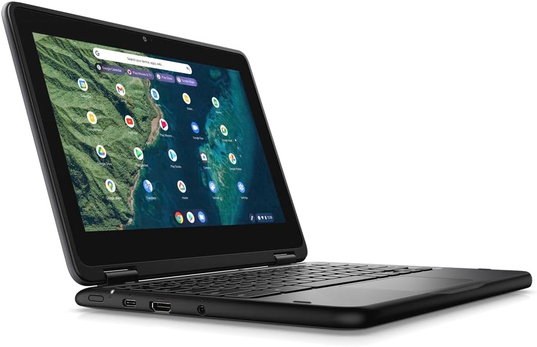 Dell Chromebook 3000 3110 11.6″ Touchscreen Convertible 2 in 1 Chromebook – HD – 1366 x 768 – Intel Celeron N4500 Dual-core (2 Core) 1.10 GHz – 8 GB Total RAM – 8 GB On-Board Memory – 64 GB Flash Dell Chromebook 3000 3110 11.6″ Touchscreen Convertible 2 in 1 Chromebook – HD – 1366 x 768 – Intel Celeron N4500 Dual-core (2 Core) 1.10 GHz – 8 GB Total RAM – 8 GB On-Board Memory – 64 GB Flash