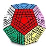 Ganowo Teraminx Speed Cube Megaminx Magic Cube 7×7 PuzzleTerminx Cube Brain Teaser Christmas Stockinng Stuffers for Kids…