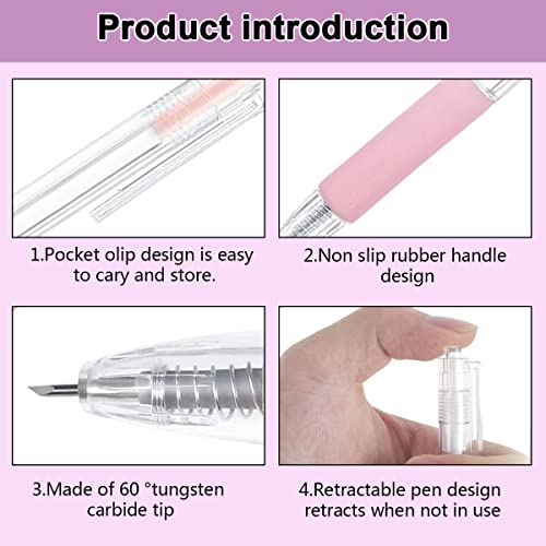 6Pcs Student Utility Knife Pen-Cartoon Pattern Craft Cutting Tool Paper Pen Cutter Knife Creative Retractable，Art Utility Precision Paper Cutting Carving Tools #TOP2