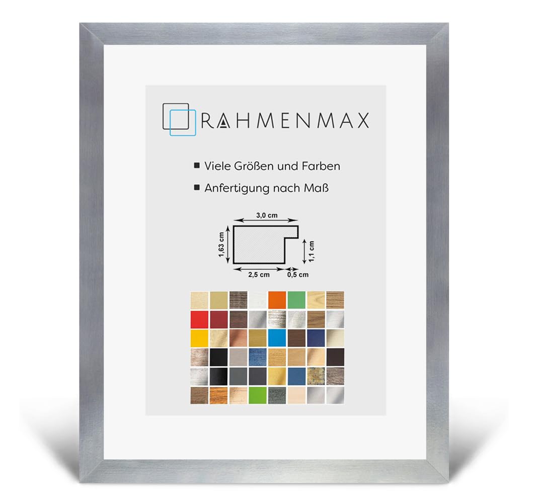 Cadre photo en bois 48x73 RahmenMax Morena en MDF suspendu