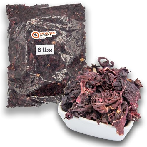 Flores de Jamaica Secas 6 lbs para infusiones y jugos miniatura 1