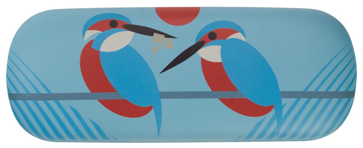 I like Birds Kern Glasses case, Blue, One Size