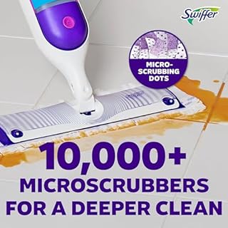 Swiffer PowerMop Multi-Surface Mop Kit for Floor Cleaning, Fresh Scent, Mopping Kit Includes PowerMop, 2 Mopping Pad Refills, 1 Floor Cleaning Solution with Fresh Scent and 2 Batteries