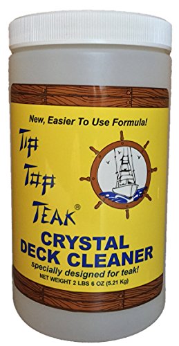 Tip Top Teak Crystal Deck Cleaner, Teak Cleaner, Furniture Cleaner, Essential Boat Accessories, 32 fl. oz.