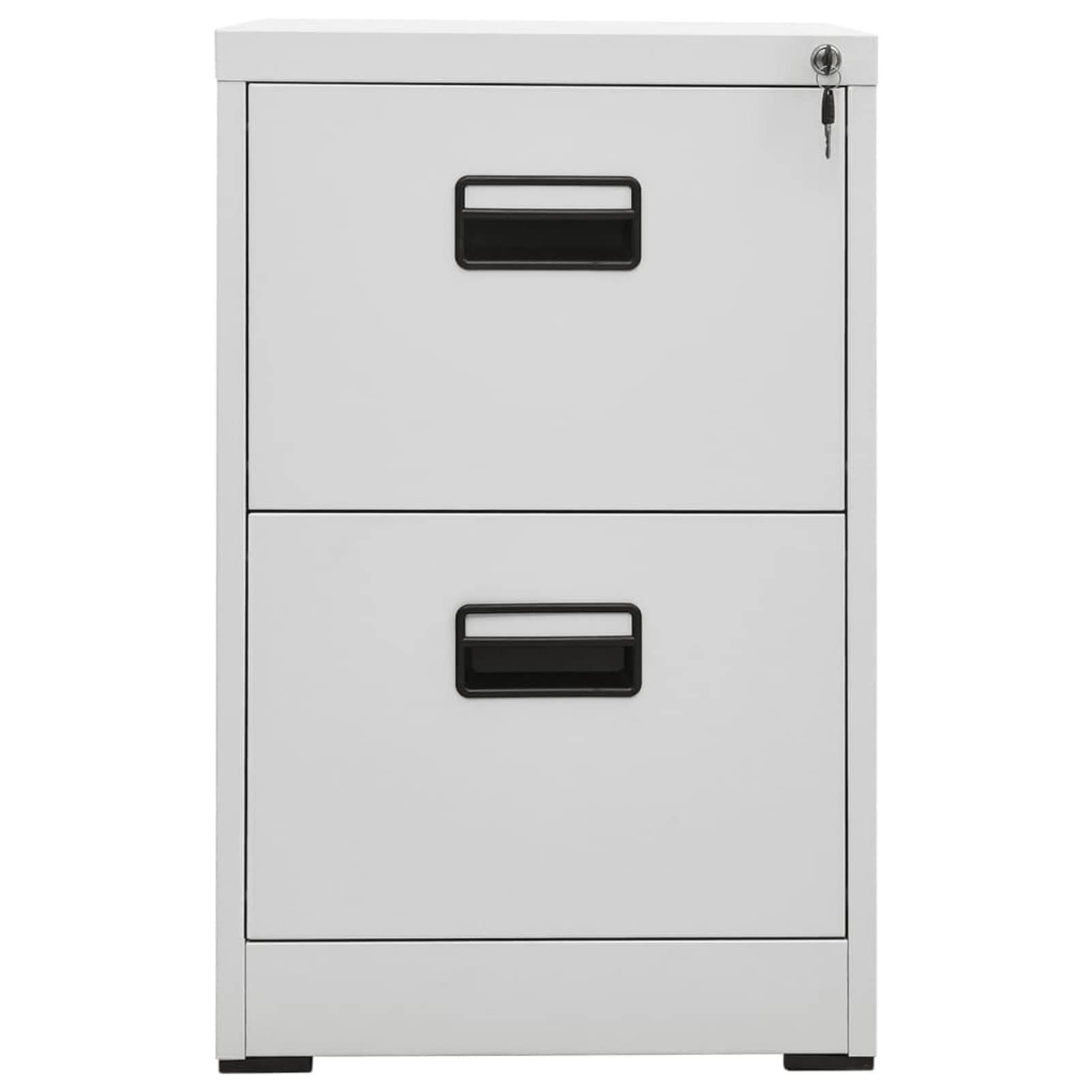LAPOOH Schedario Grigio Chiaro 46x62x72,5 cm in Acciaio,Schedario,Schedario da Ufficio,Mobiletto per Documenti(SPU:336271)
