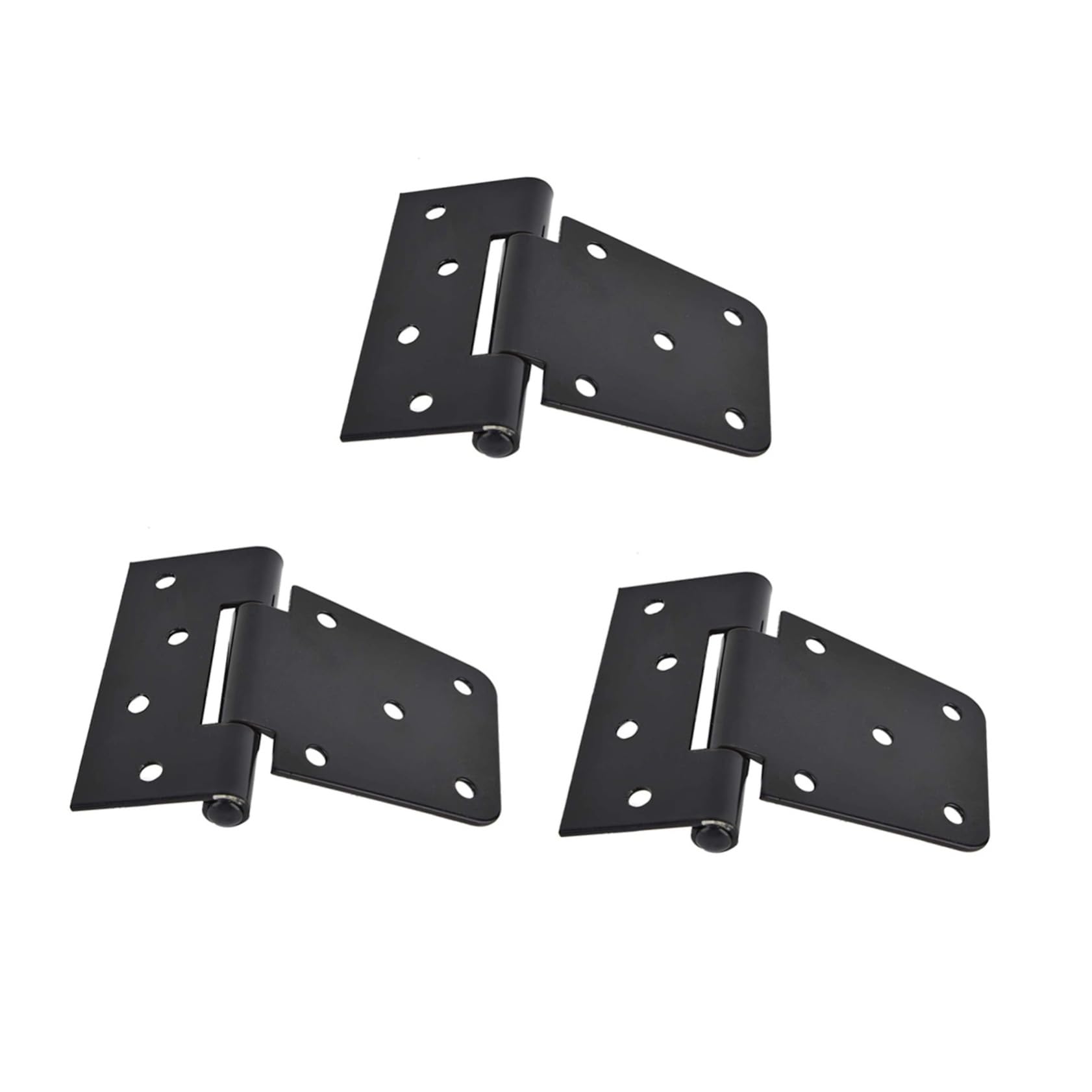Charnières de porte en forme de T métalliques robustes finition soignée