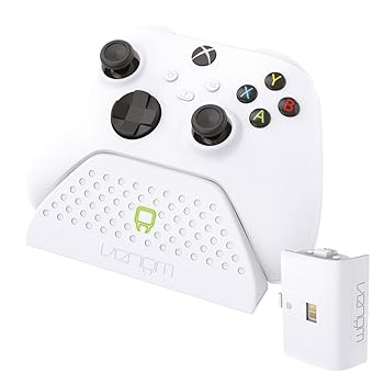 Venom Charging Dock with Rechargeable Battery Pack White