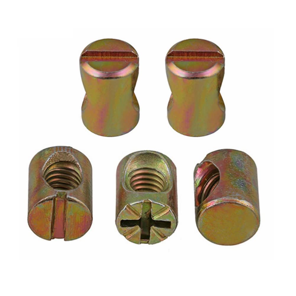 Nuovo 10 X Mobili Barile Dado M6 X 14mm Lettino Fessura Testa - Foto 12