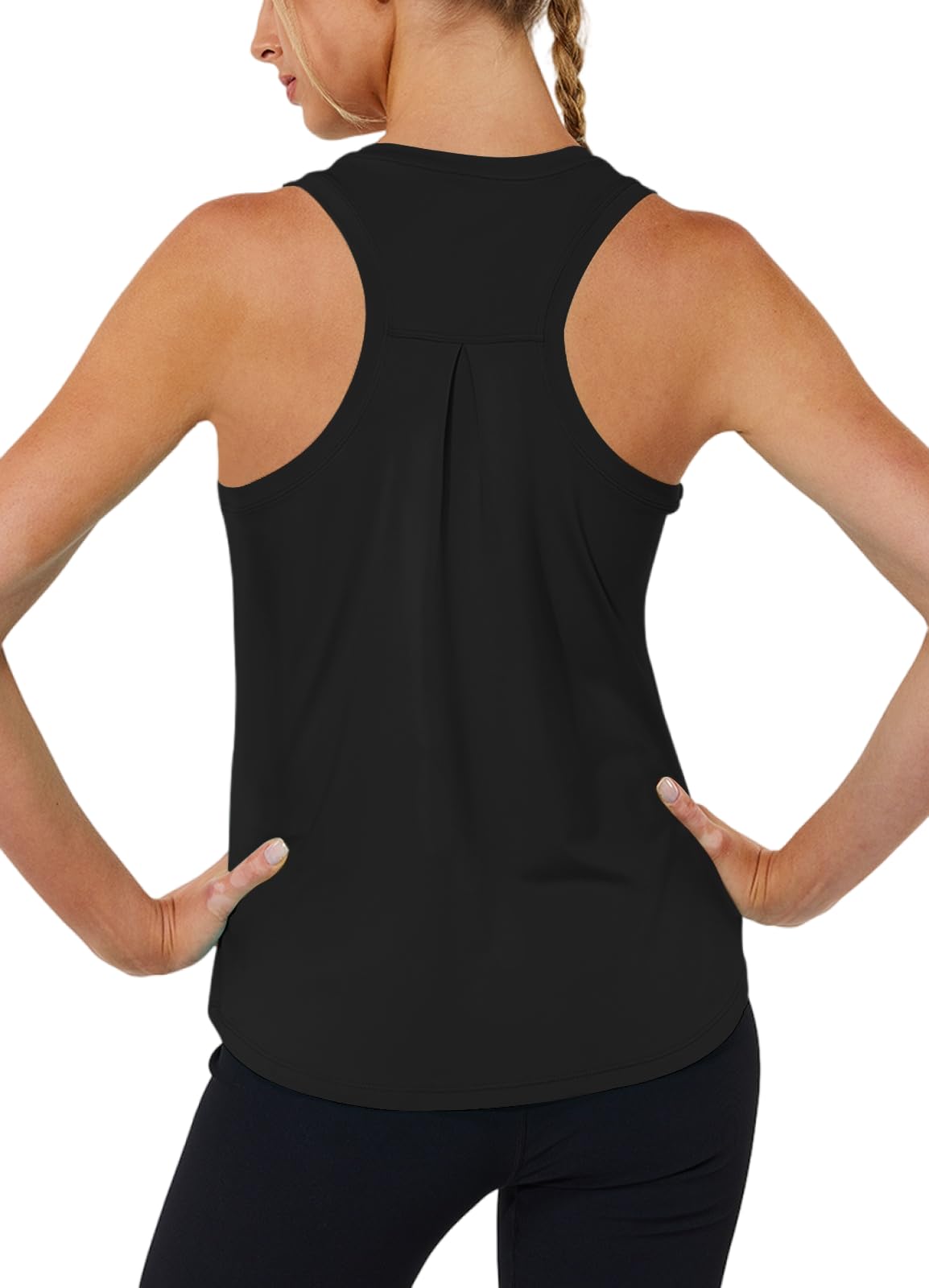Workout Tank Tops for Women Racerback Tops Sleeveless Running Shirts Loose Fit Athletic Gym Quick Dry Exercise