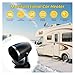 12V Mini Portable Car Heater & Dehumidifier - 100W Fast Heating, Suitable for RVs, Campers, Buses, Trucks - Compact Vehicle Heater with Overheat