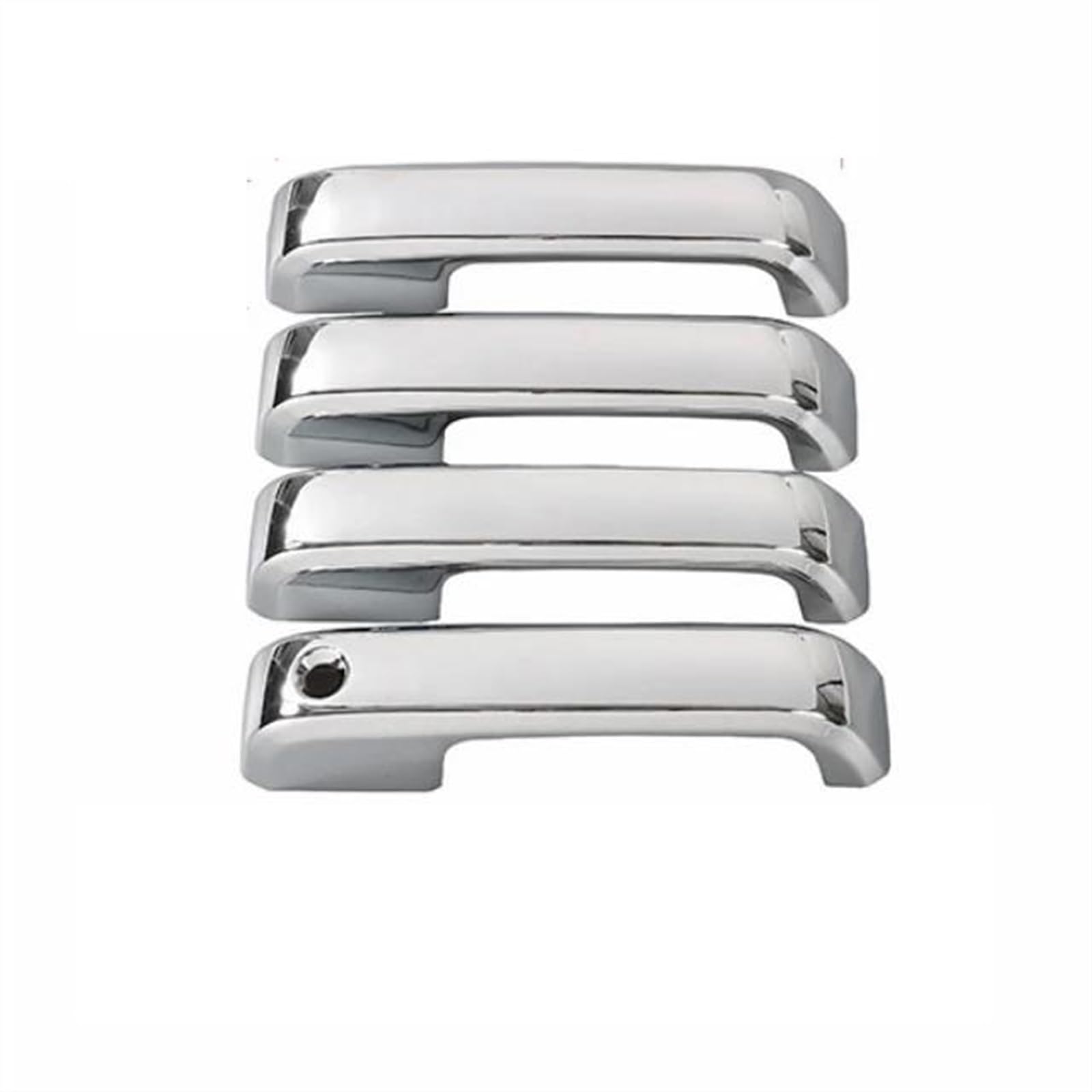 SLIMES Car Exterior Door Handle Grab Bowl Cover Trim Styling Auto Moldings ABS Accessories for Ford F150 2015-2020 Protection(B Chrome)