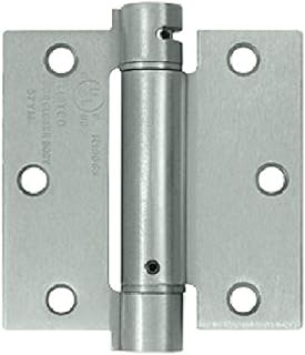 Deltana DSH35U32D Single Action Stainless Steel 3 1/2-Inch x 3 1/2-Inch Spring Hinge