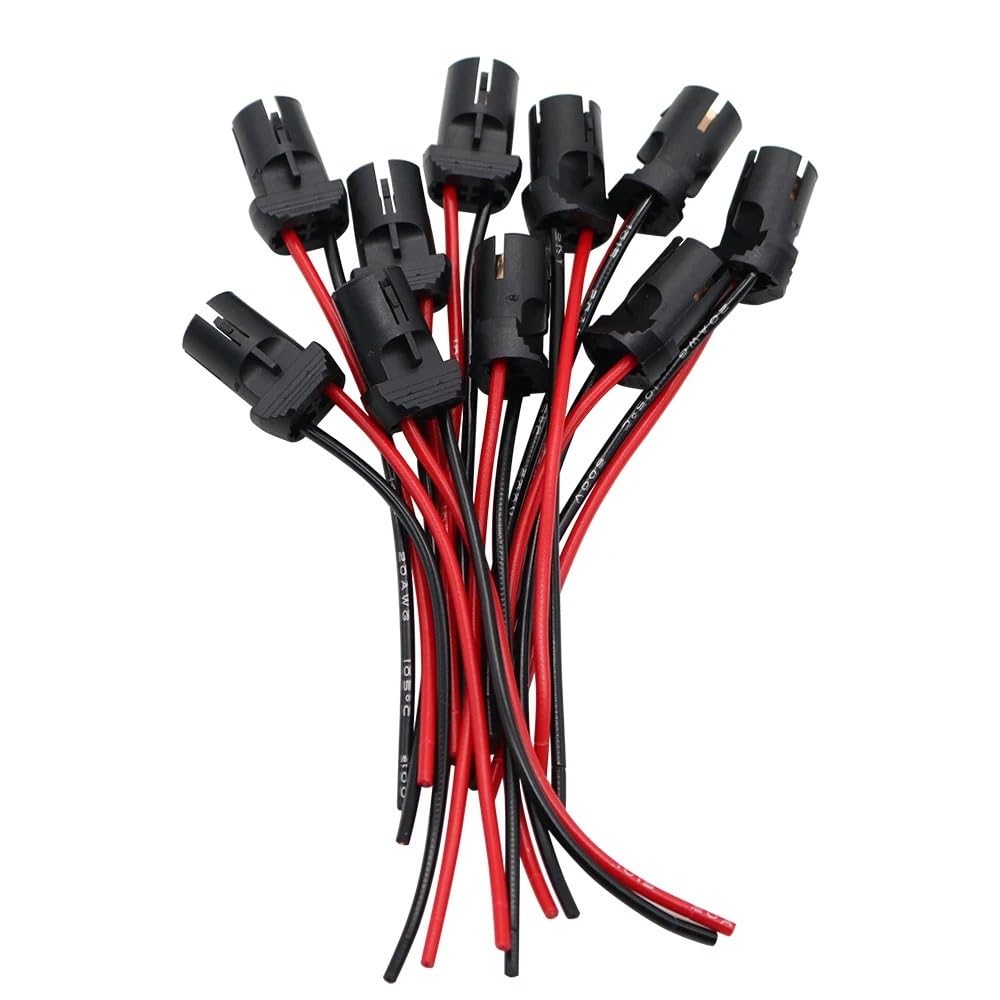 presa cablaggio auto Supporto Per Presa Lampadina | T10 W5W 194 168 Adattatore Connettore Cavo DC 12V Lampadine Cablaggio Ricambi Auto Di Ricambio(4pcs)
