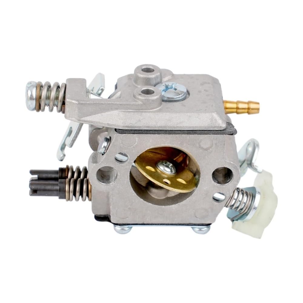 Carburador Compatible con Motosierra 50, 51, 55, 61, 254, 257 y 261. Kit de Juntas for Filtro de Aire y Manguera de Combustible. Herramienta de jardín.