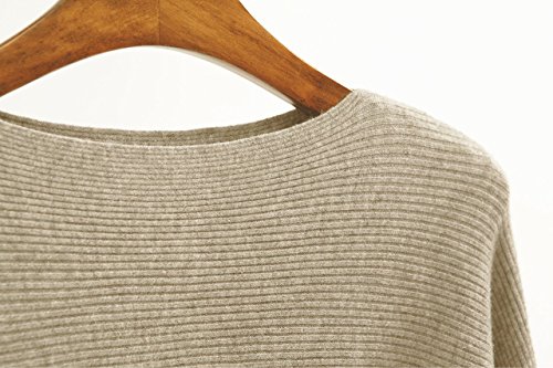 Gaberly CASUAL Boat Neck Batwing Sleeves Dolman Knitted Sweaters And Pullovers Tops thumb #1