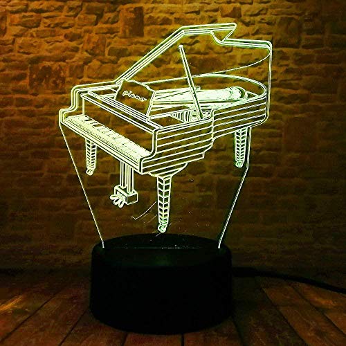 Strumento musicale Pianoforte 3D Illusione ottica