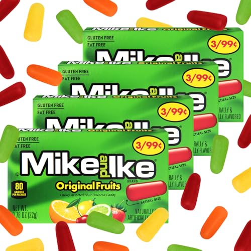 Caramelos Mike and Ike Original Fruits 4 Pack miniatura 3