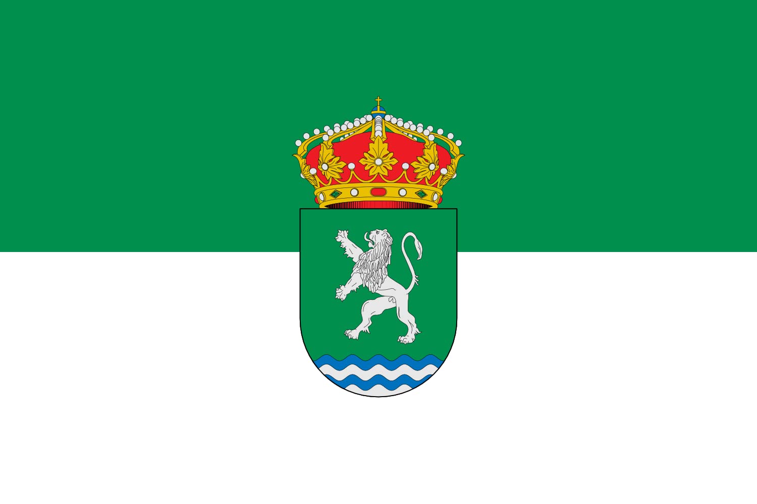 Drapeau Valdefuentes del Páramo Dividida pour fêtes et décoration