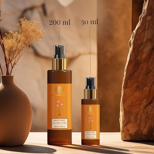 Image of Forest Essentials- Perfume Spray- Body Mist Lime Saffron Oudh||