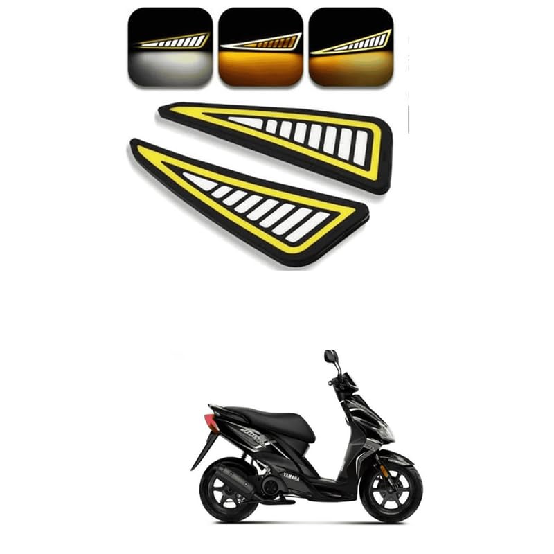 LOVMOTOLOVMOTO Universal For Car & Bike 2pcs car drl cob Turn Signal Light daytime running light white turn yellow fog Bulbs eagle eye DRL waterproof car styling Comfortable With Jo-gr