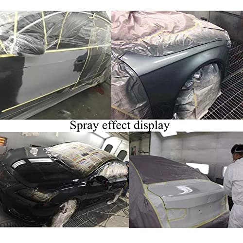 Image of Professional Automotive HVLP Spray Gun with 1.3mm Nozzle, 600cc Cup,Suitable for Car Primers, Clearcoats - Superior Paint Atomization