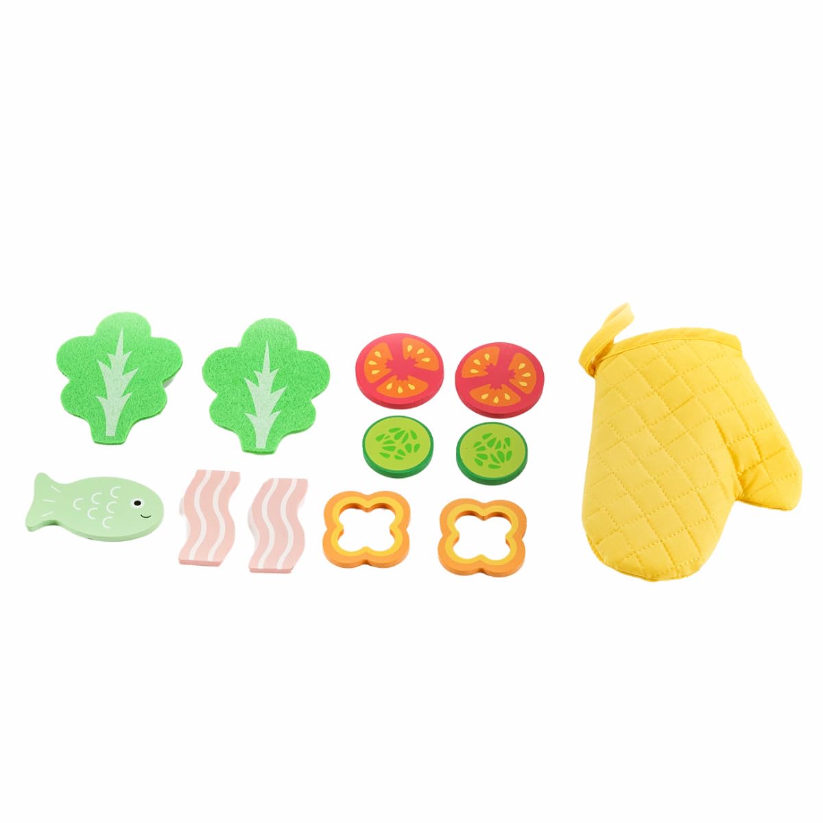 Aliments Dinette En Bois Pour Enfant – Jouet De Cuisine 18 Mois+ – Accessoires CRESZZLE