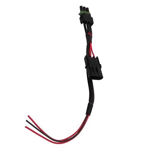 Acouto Arnés de alimentación de luz trasera para Can Am Maverick X3 Whip Brake Placa de matrícula Luz Adaptador de arnés de repuesto UTV Accesorio