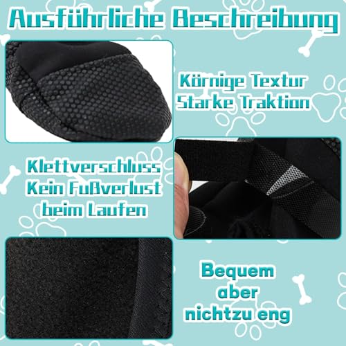QckZee Pfotenschutz Hund Verletzung, Dog Paws Recovery Shoe(L), Haustierwunden bei Verhindern Hundeschuhe zur Erholung, Hundeschuhe Pfotenschutz für Den Heilungsschutz Nach Chirurgischen Eingriffen