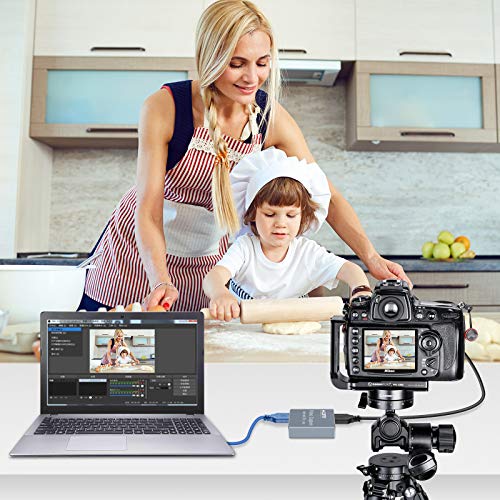 image for TKHIN Capture Card, 4K HDMI Game Video Capture Card with USB 2.0 & Mic