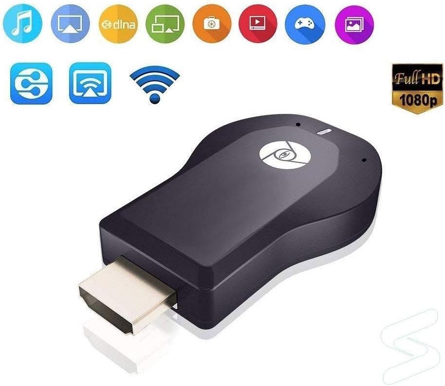 Splendere - HDMI Wireless Display Dongle for Mobile to TV Full HD for Android Phones, Apple iOS iPhone, iPad, Windows Phone, Laptop and Tablet