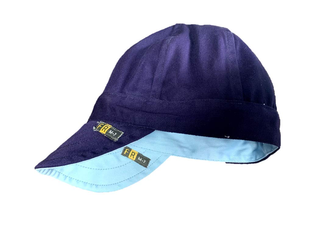 Flame Resistant FR Reversible Welding Cap - 100% Cotton - 7oz