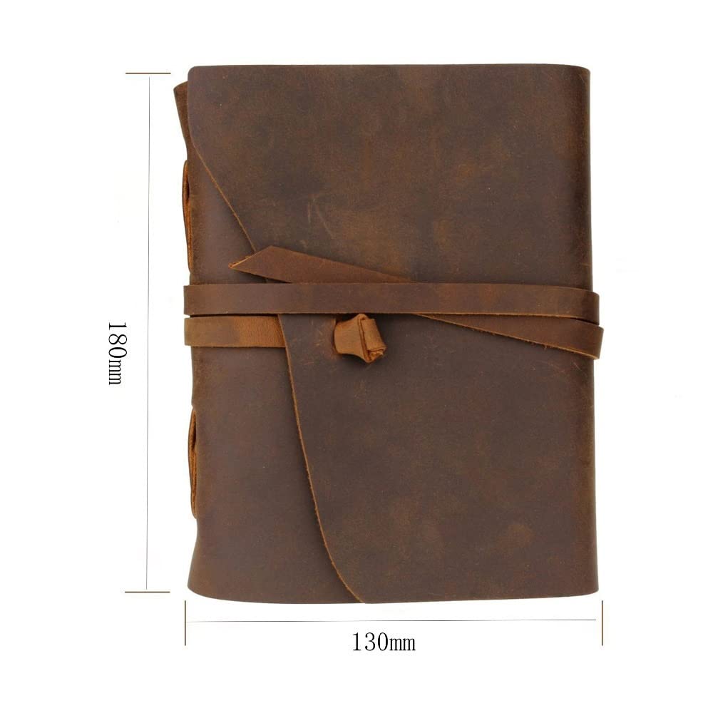 EDDGE Cuaderno de Cuero Diario Bloc de Notas Diario Cuaderno de bocetos