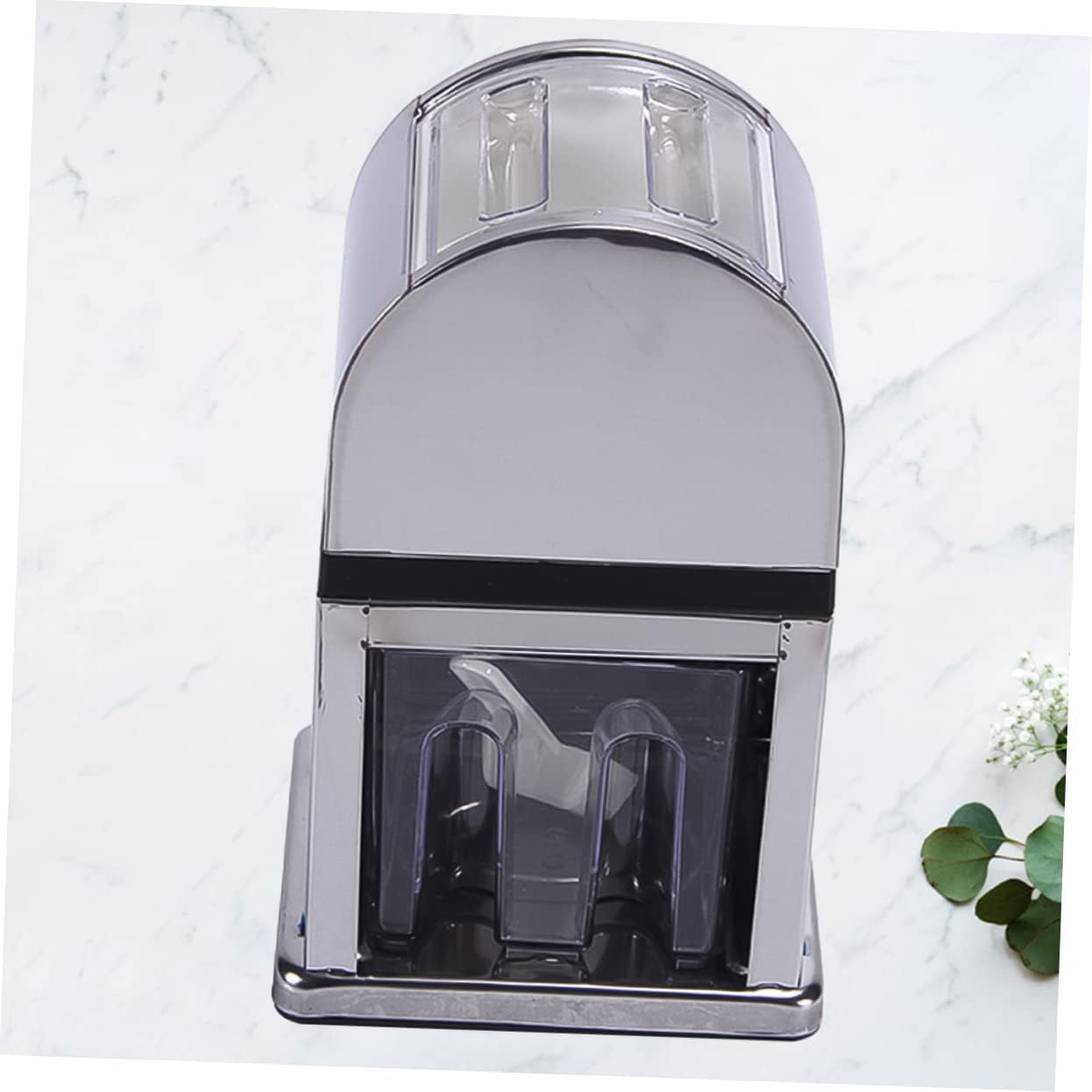 TIDTALEO Manual Ice Shaver Machine Compact Ice Crusher for Smoothies Easy to Clean Kitchen Tool for Home and Outdoor Use