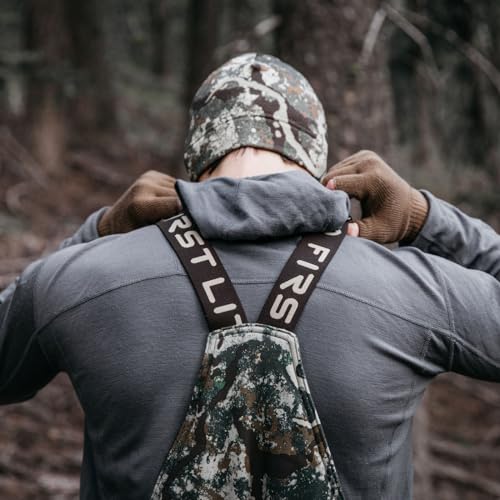 First Lite Men's Sanctuary 2.0 Insulated Bib Pant - Windproof Softshell Camo Hunting Bibs4