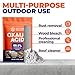 ECO LIVING SOLUTIONS Oxalic Acid 99.9% Deck Stain Remover & Wood Stain Remover | Metal Cleaning & Rust Stain Removal - 12 Oz