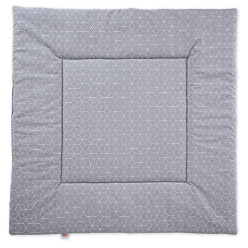 FabiMax Laufgittereinlage für Laufgitter 100x100 cm, graue Würfel