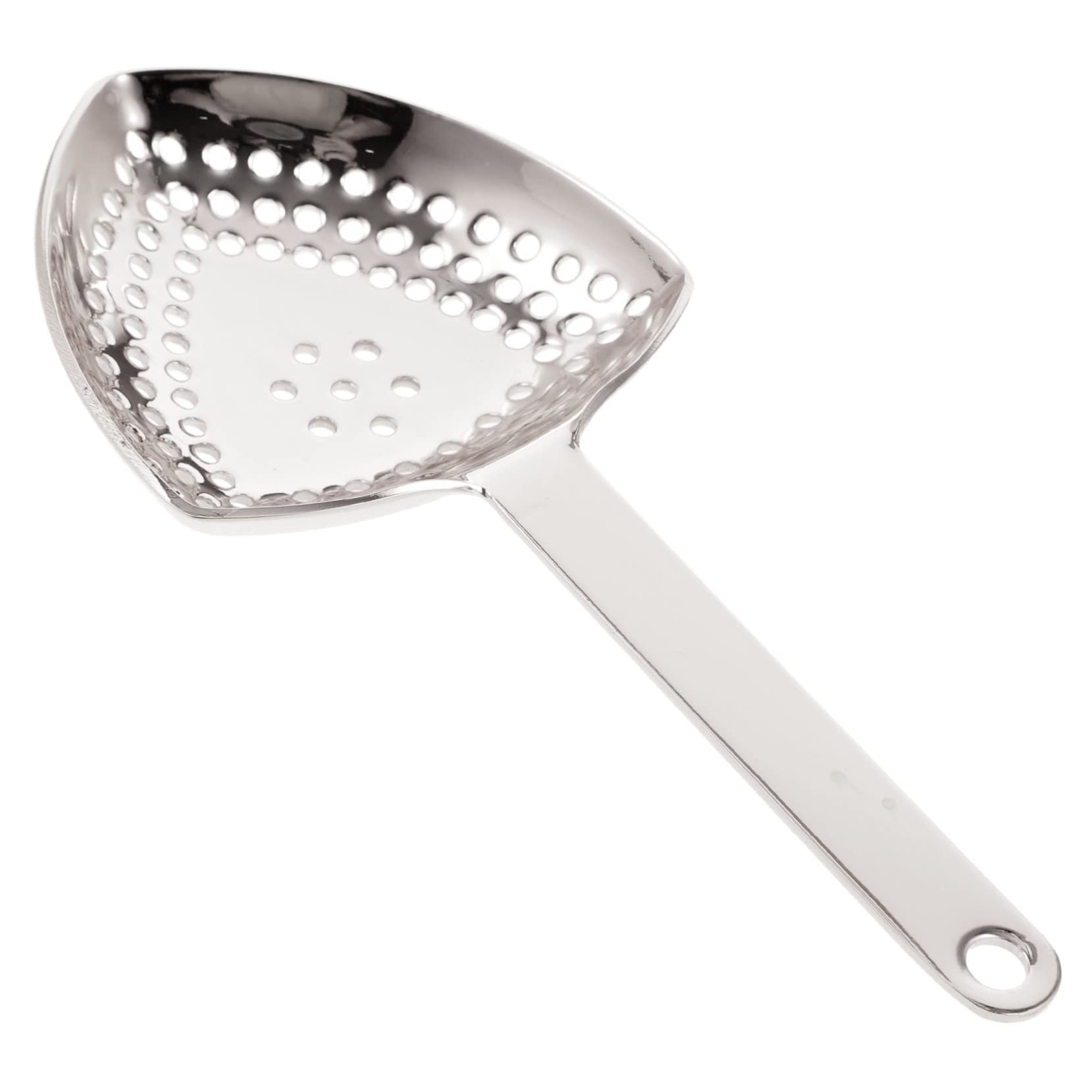 FUNOMOCYA Bar Drink Strainer Professional Triangle Shape Ice Filter Cocktail Strainer Spoon for Juicing Bartending