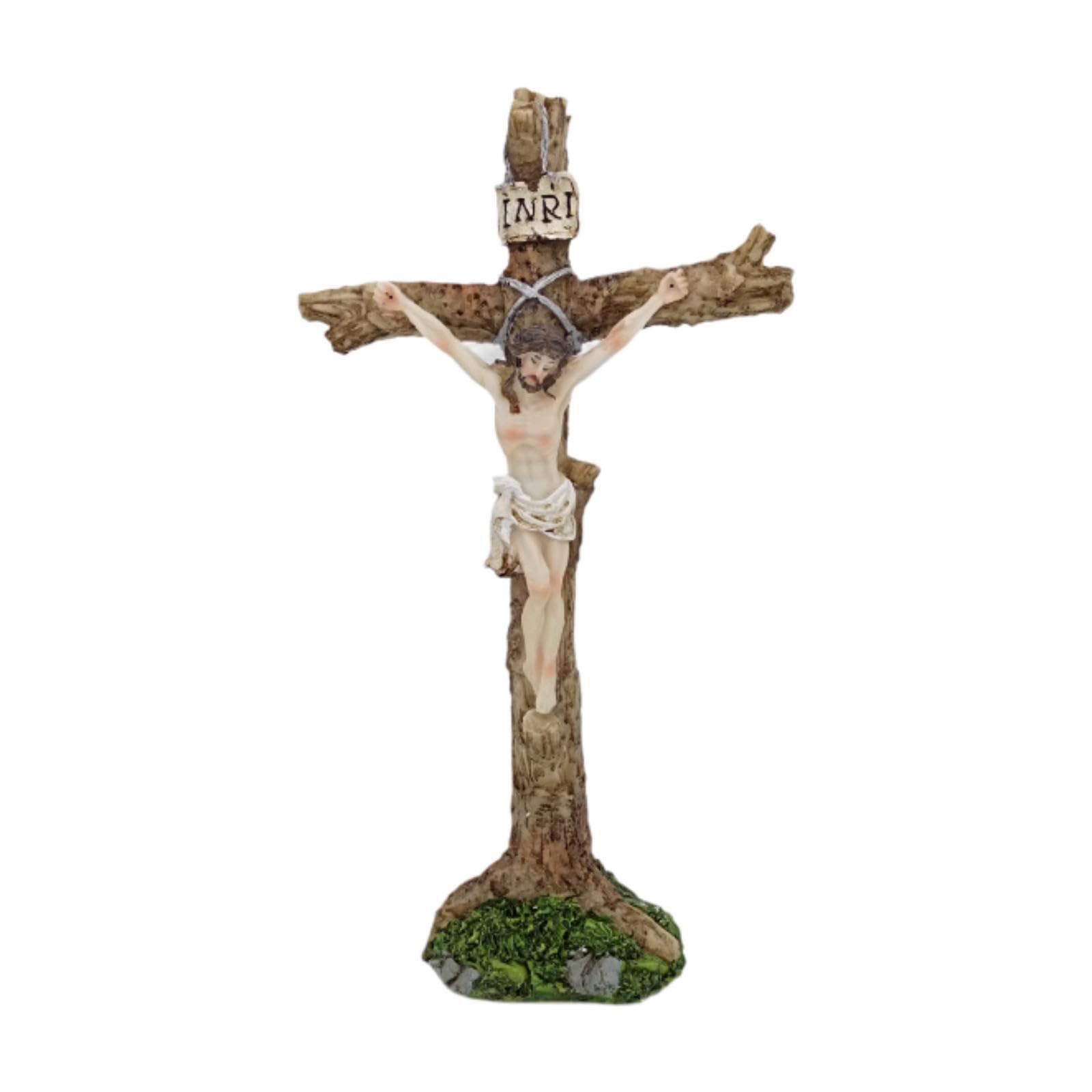 TWISAXC Elegant Passion Crucifix Collection Easter Decoration Crafted Durable Resin Which Is Strong And Wear Resistant for Creative